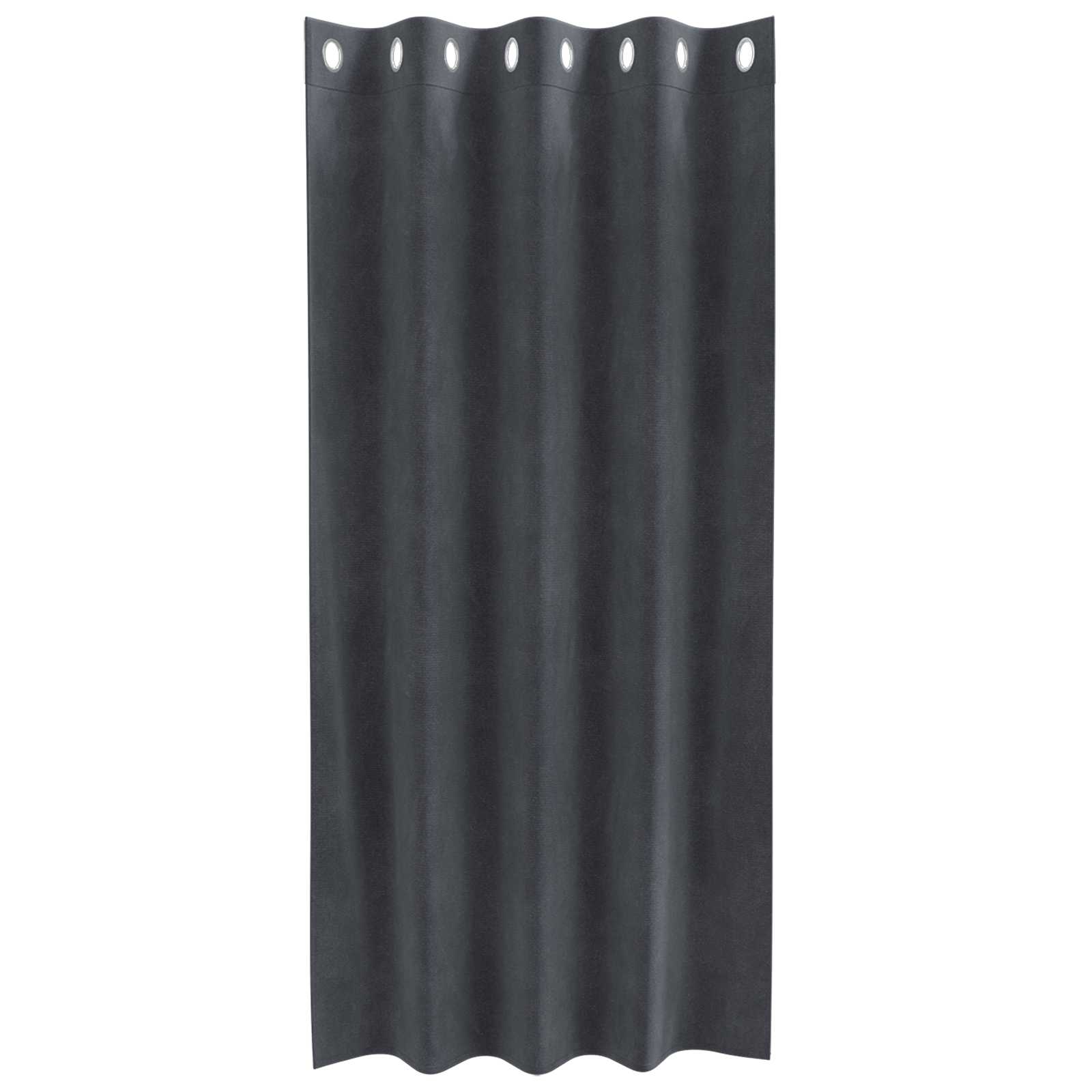 Mørklægningsgardiner 2 pcs Lysegrå 140 x 175 cm Fløjl