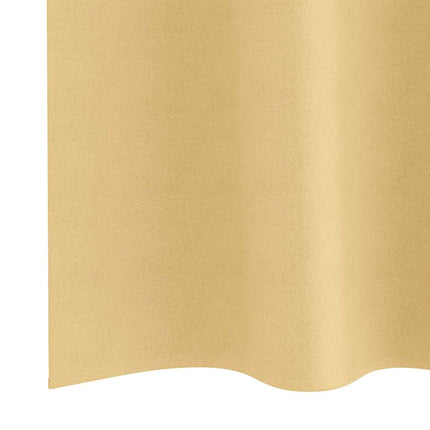 Mørklægningsgardiner med ringe 2 stk. Beige 225 x 140 cm