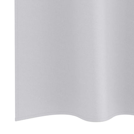 Mørklægningsgardiner med ringe 2 pcs Bleg Grå 175 x 140 cm