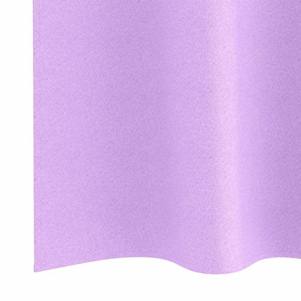 Mørklægningsgardiner med ringe 2 stk. Lilla 260 x 140 cm
