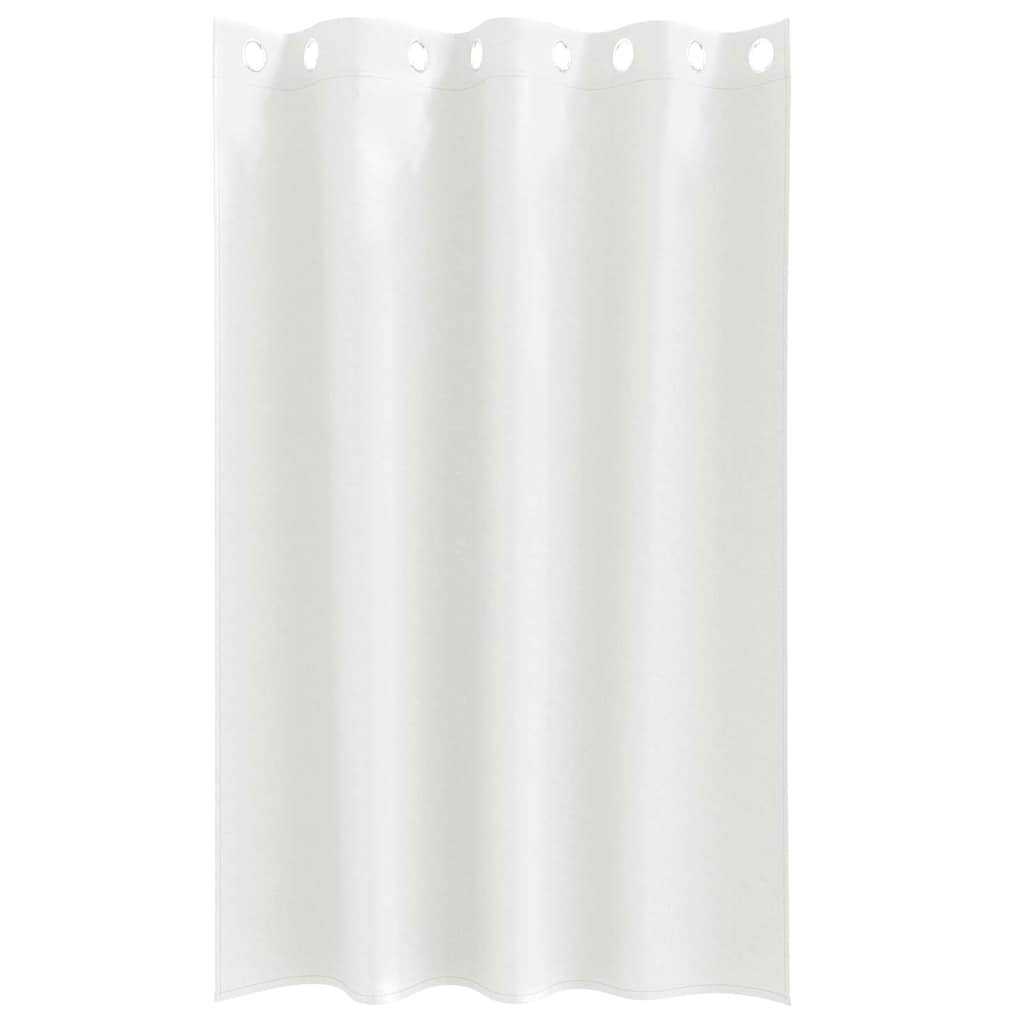Mørklægningsgardiner med ringe 2 pcs Ren Hvid 175 x 140 cm