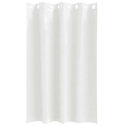 Mørklægningsgardiner med ringe 2 stk. Ren Hvid 175 x 140 cm