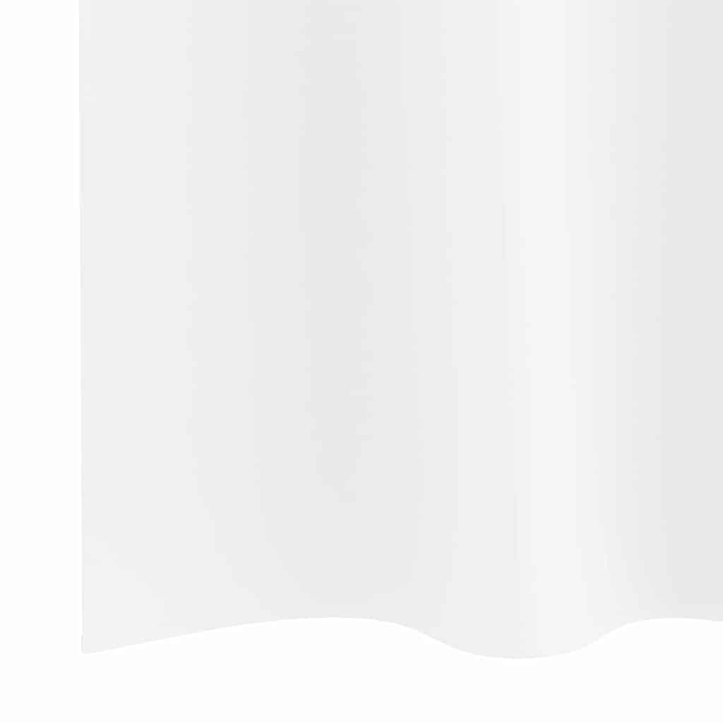 Mørklægningsgardiner med ringe 2 pcs Ren Hvid 260 x 140 cm