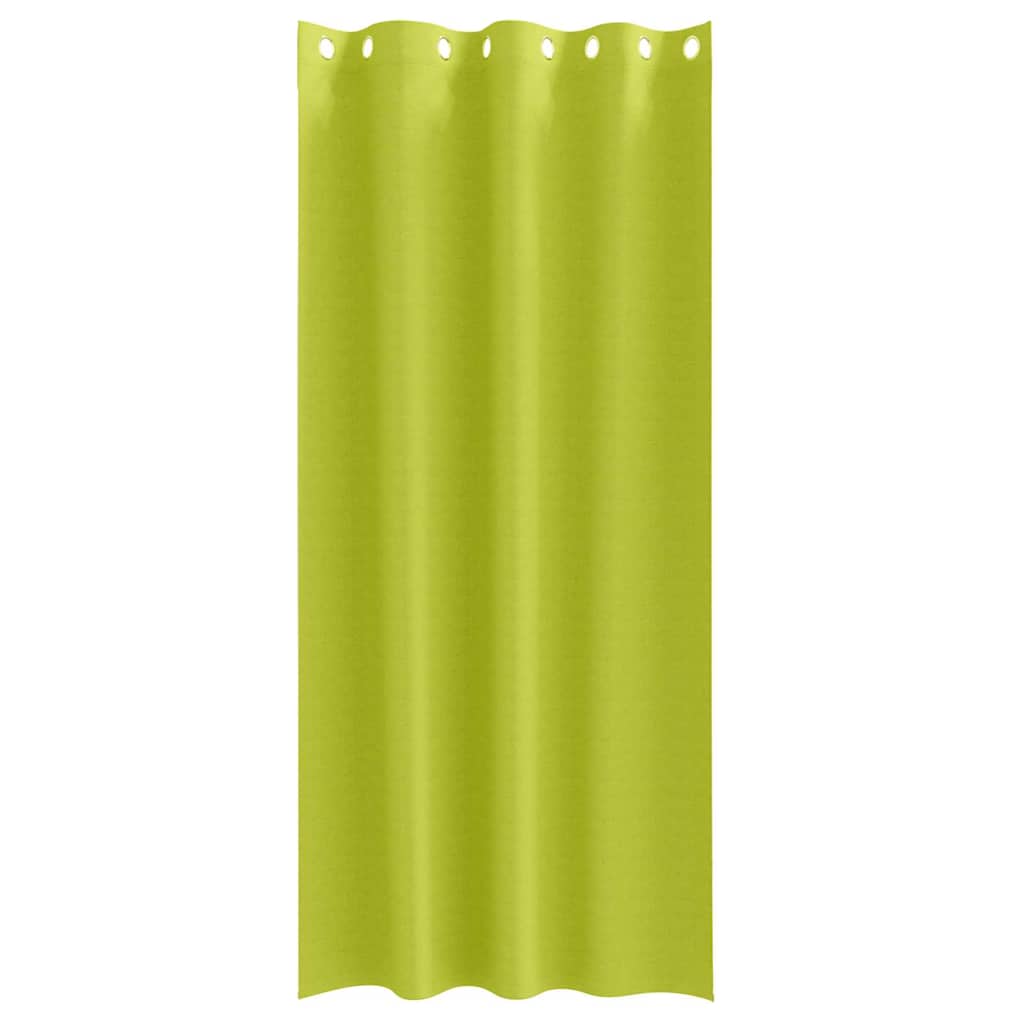 Mørklægningsgardiner med ringe 2 pcs Grøn 245 x 140 cm
