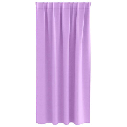 Mørklægningsgardiner med ringe 2 stk. Lilla 175 x 140 cm