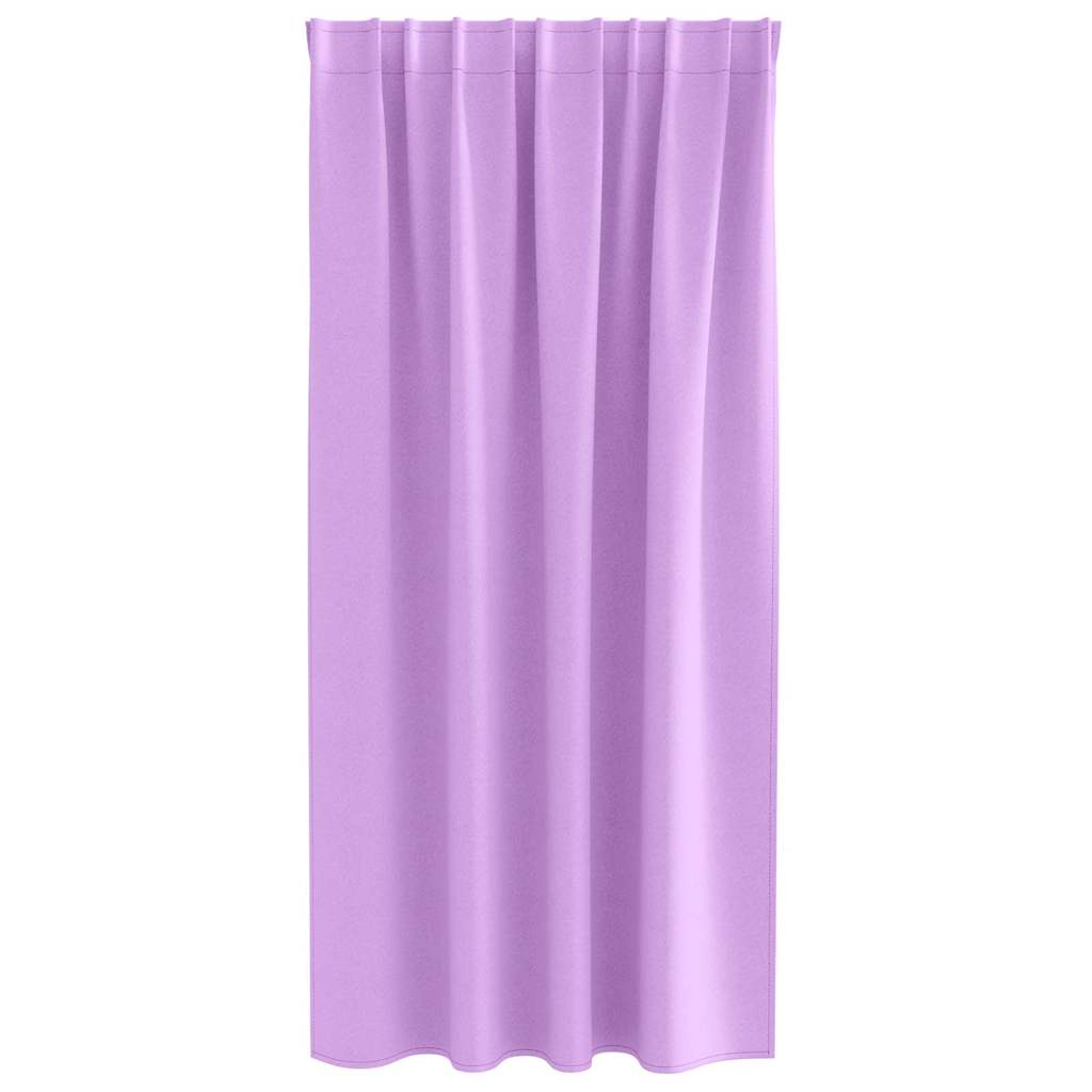 Mørklægningsgardiner med ringe 2 pcs Lilla 175 x 140 cm