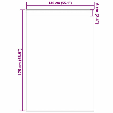 Mørklægningsgardiner med ringe 2 stk. Grøn 175 x 140 cm