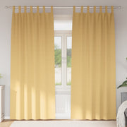 Mørklægningsgardiner med ringe 2 pcs Beige 245 x 140 cm