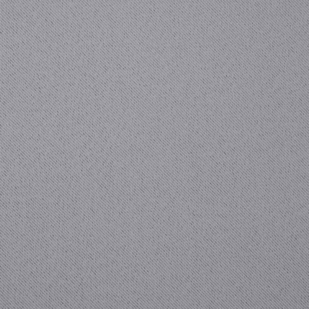 Mørklægningsgardiner med ringe 2 pcs Lysegrå 140 x 140 cm
