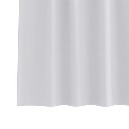 Mørklægningsgardiner med ringe 2 stk. Lysegrå 140 x 140 cm