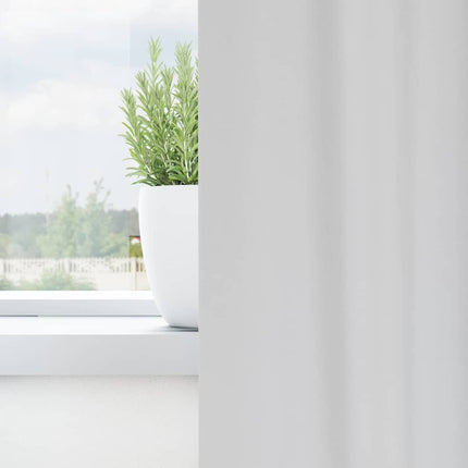 Mørklægningsgardiner med ringe 2 pcs Bleg Grå 260 x 140 cm