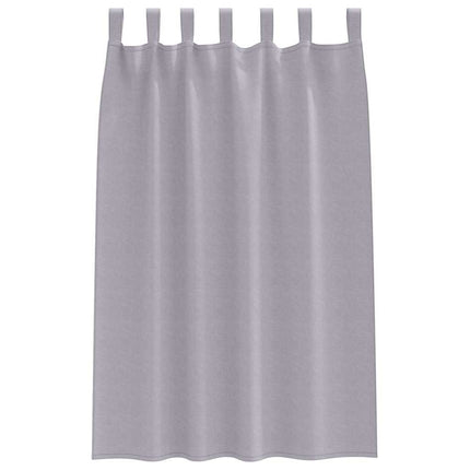 Mørklægningsgardiner med ringe 2 stk. Metal Grå 175 x 140 cm