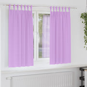 Mørklægningsgardiner med ringe 2 pcs Lilla 175 x 140 cm