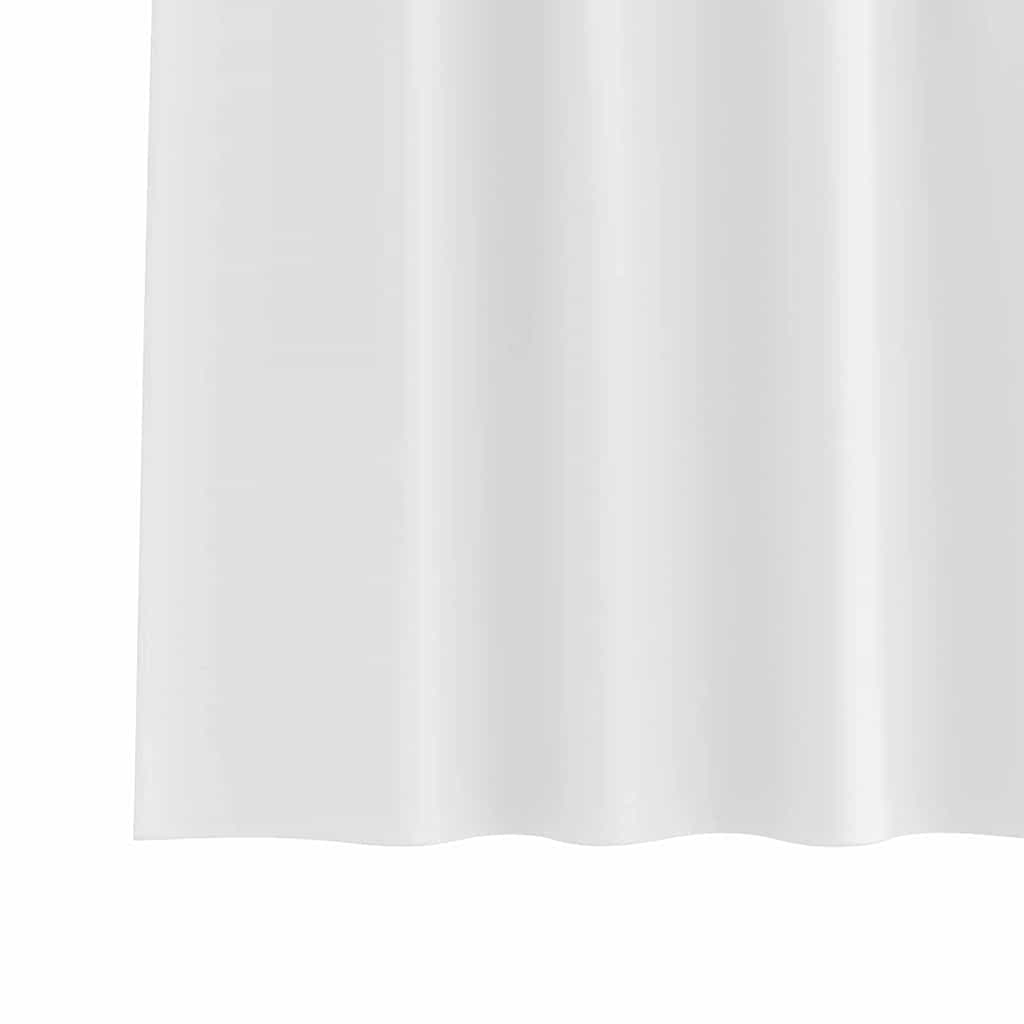 Mørklægningsgardiner med ringe 2 pcs Ren Hvid 245 x 140 cm