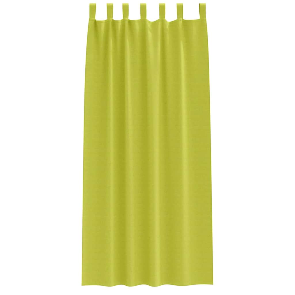 Mørklægningsgardiner med ringe 2 pcs Grøn 225 x 140 cm