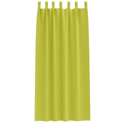 Mørklægningsgardiner med ringe 2 stk. Grøn 260 x 140 cm