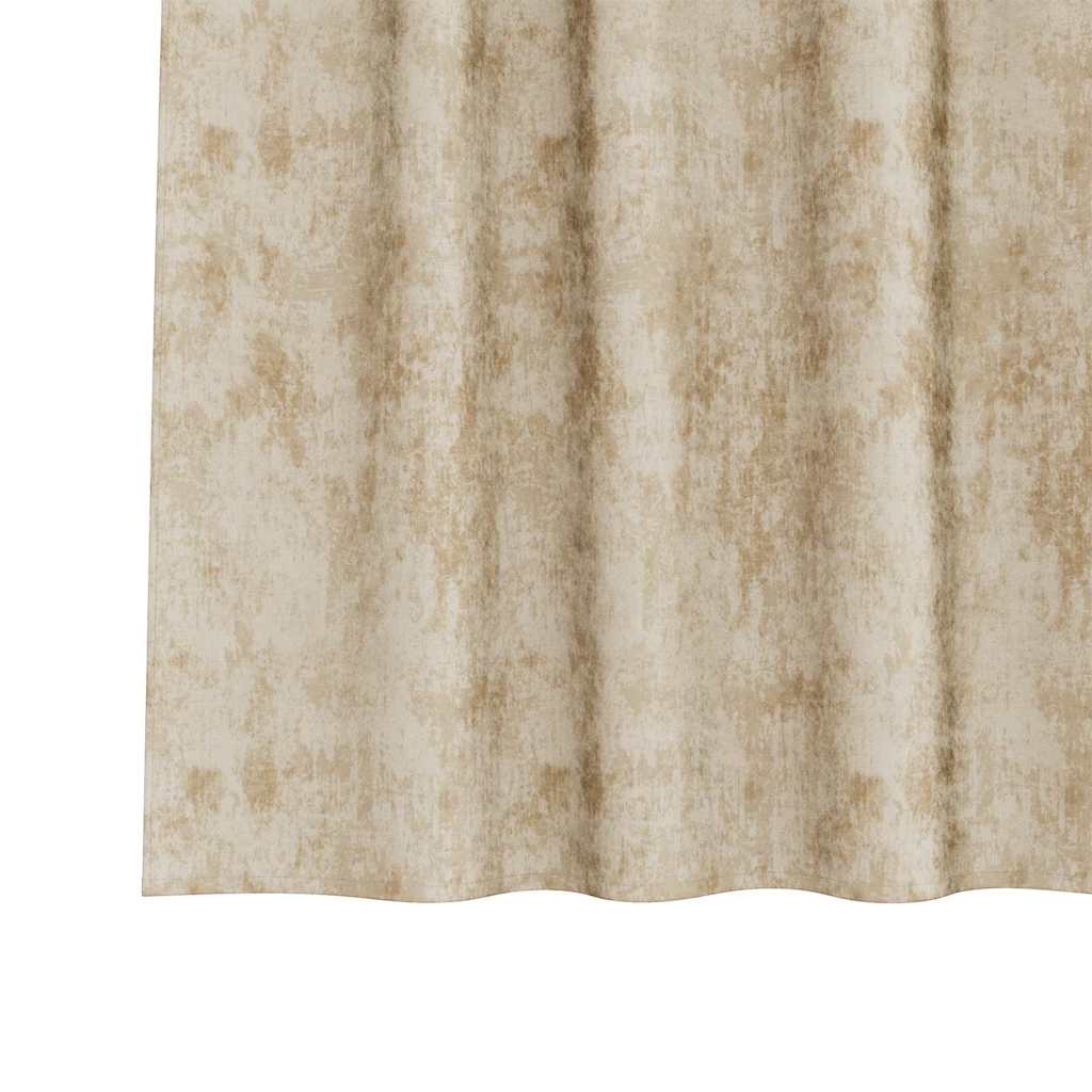 Velour Gardiner med gardiner 2 pcs Creme 260 x 140 cm Fløjl