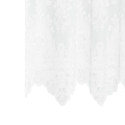 Lace Gardin Hvid 120 x 150 cm Polyester