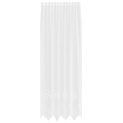 Lace Gardin Hvid 260 x 150 cm Polyester