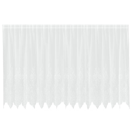 Lace Gardin Hvid 180 x 400 cm Polyester