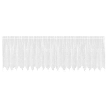 Lace Gardin Hvid 120 x 500 cm Polyester