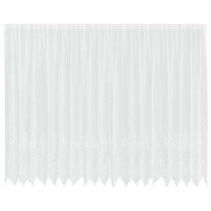 Lace Gardin Hvid 220 x 500 cm Polyester