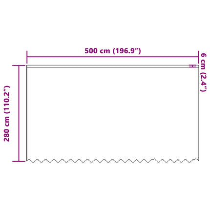 Lace Gardin med gardiner Blomstret Hvid 280 x 500 cm Polyester