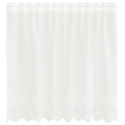 Lace Gardin Hvid 100 x 150 cm Polyester