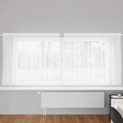 Lace Gardin med gardiner Hvid 300 x 140 cm Polyester