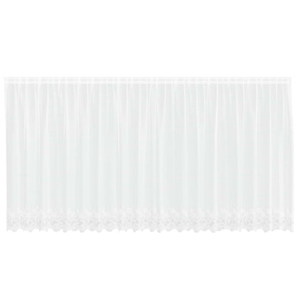 Lace Gardin Hvid 140 x 500 cm Polyester