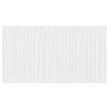 Lace Gardin med gardiner Hvid 750 x 240 cm Polyester