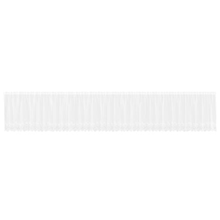 Lace Gardin Hvid 120 x 900 cm Polyester