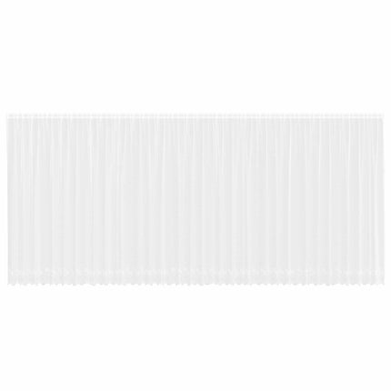 Lace Gardin Hvid 220 x 900 cm Polyester