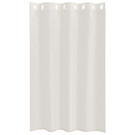 Voile Gardin 2 stk. Creme 175 x 140 cm Polyester
