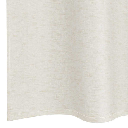 Voile Gardin med gardiner 2 pcs Creme 225 x 140 cm Polyester