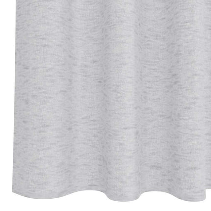 Voile Gardin med gardiner 2 pcs Lysegrå 175 x 140 cm Polyester