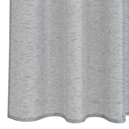 Voile Gardin 2 stk. Mørkegrå 175 x 140 cm Polyester
