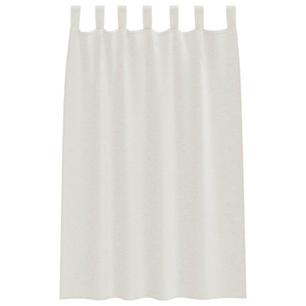 Voile Gardin 2 stk. Creme 175 x 140 cm Polyester