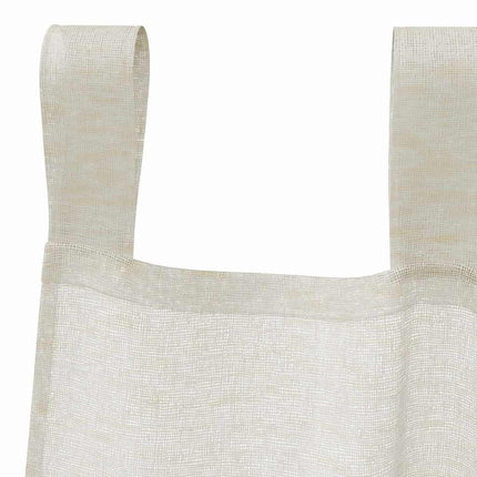Voile Gardin med gardiner 2 pcs Creme 225 x 140 cm Polyester