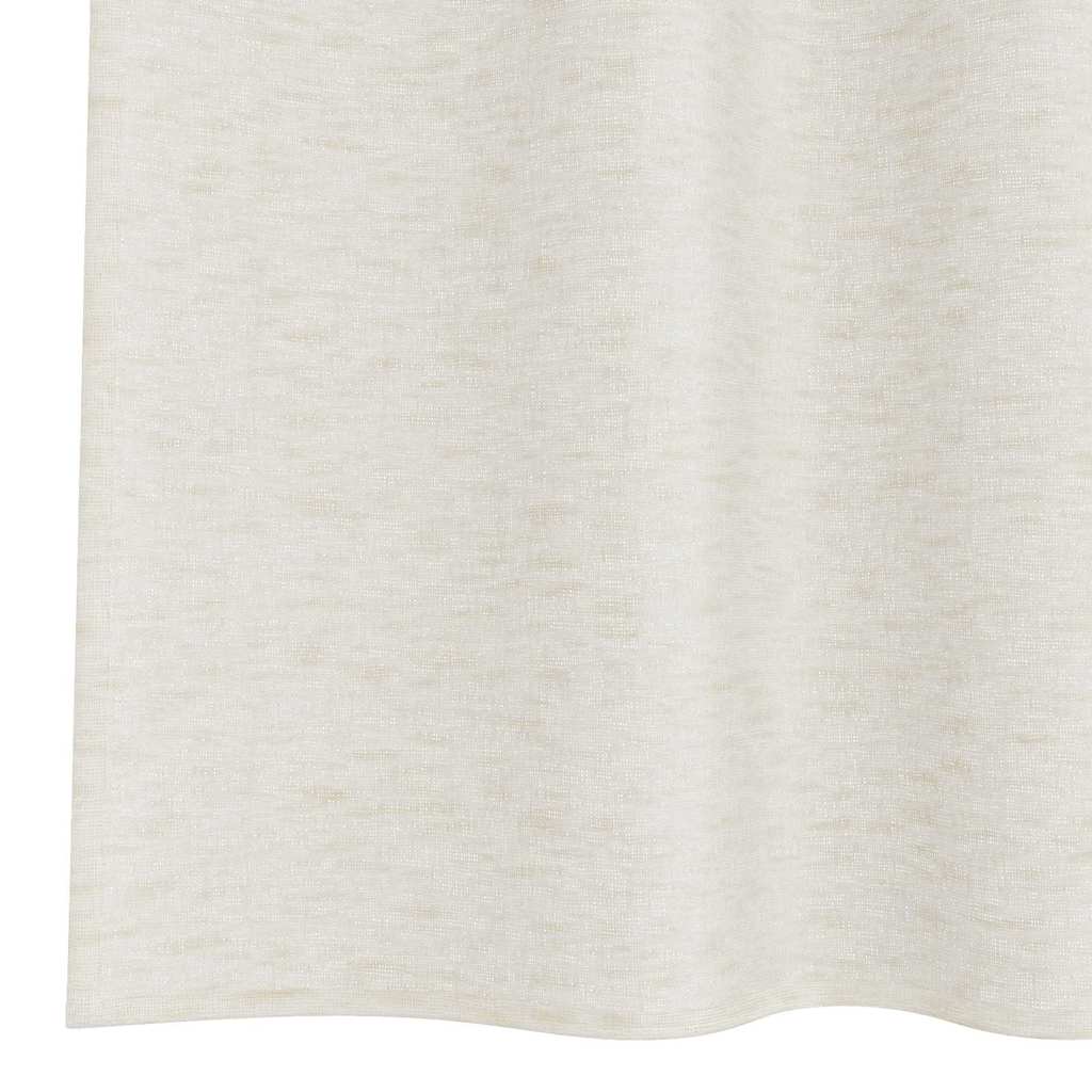 Voile Gardin med gardiner 2 pcs Creme 225 x 140 cm Polyester
