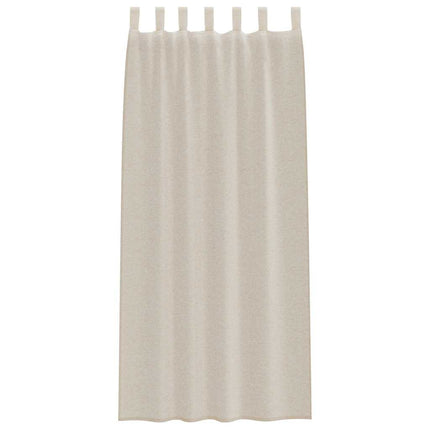 Voile Gardin 2 stk. Sandfarvet 260 x 140 cm Polyester