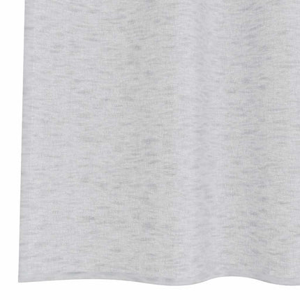 Voile Gardin med gardiner 2 pcs Lysegrå 175 x 140 cm Polyester