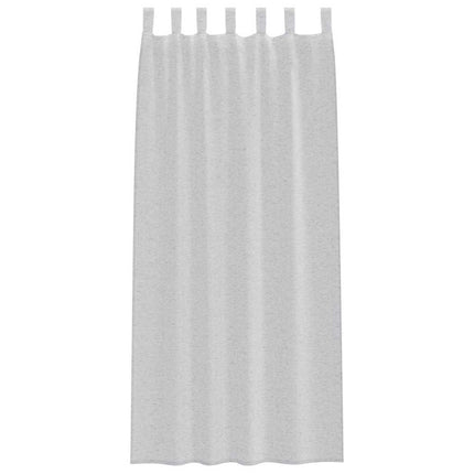 Voile Gardin 2 stk. Lysegrå 245 x 140 cm Polyester