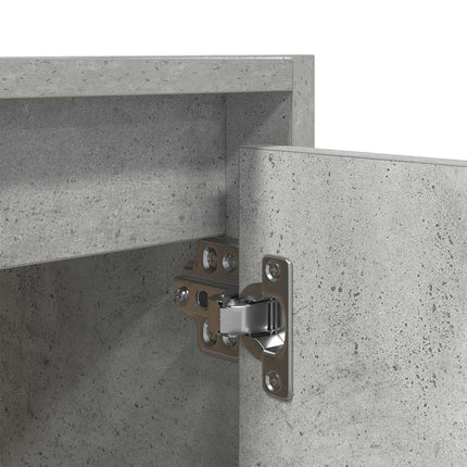 væghængt sengebord 38x34x40 cm betongrå