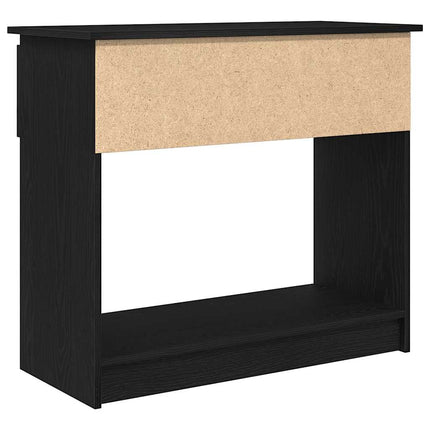 konsolbord med skuffer 85,5x38,5x74,5 cm sort