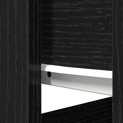konsolbord med skuffer 85,5x38,5x74,5 cm sort