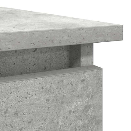 konsolbord med skuffer 85,5x38,5x74,5 cm betongrå