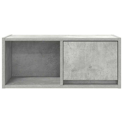 tv-bord 60x31x25,5 cm konstrueret træ betongrå