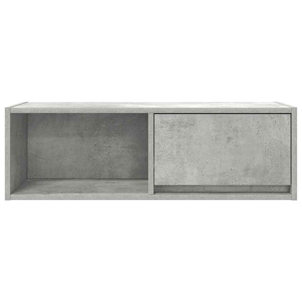 tv-bord 80x31x25,5 cm konstrueret træ betongrå