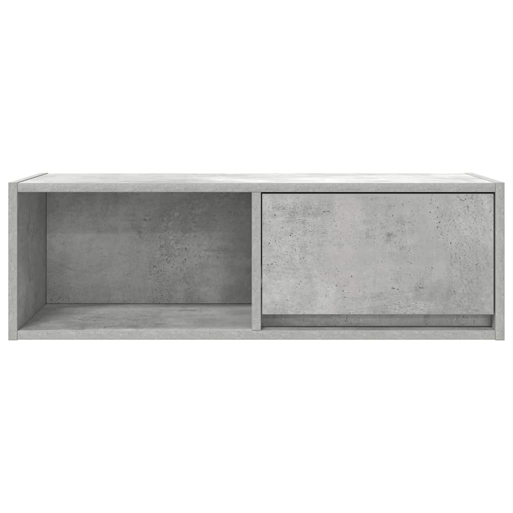 tv-borde 2 stk. 80x31x25,5 cm konstrueret træ betongrå